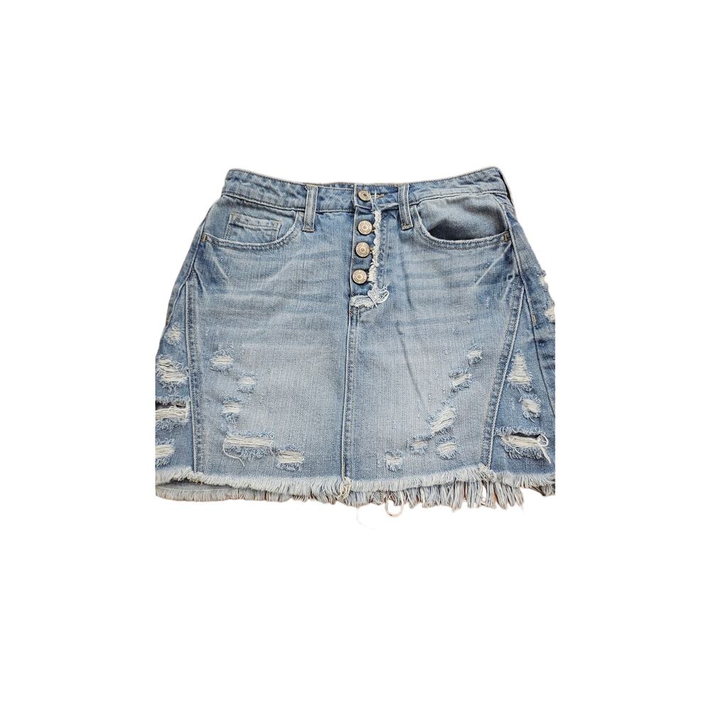 Vervet Distressed‎ Hi Rise size XS mini skirt